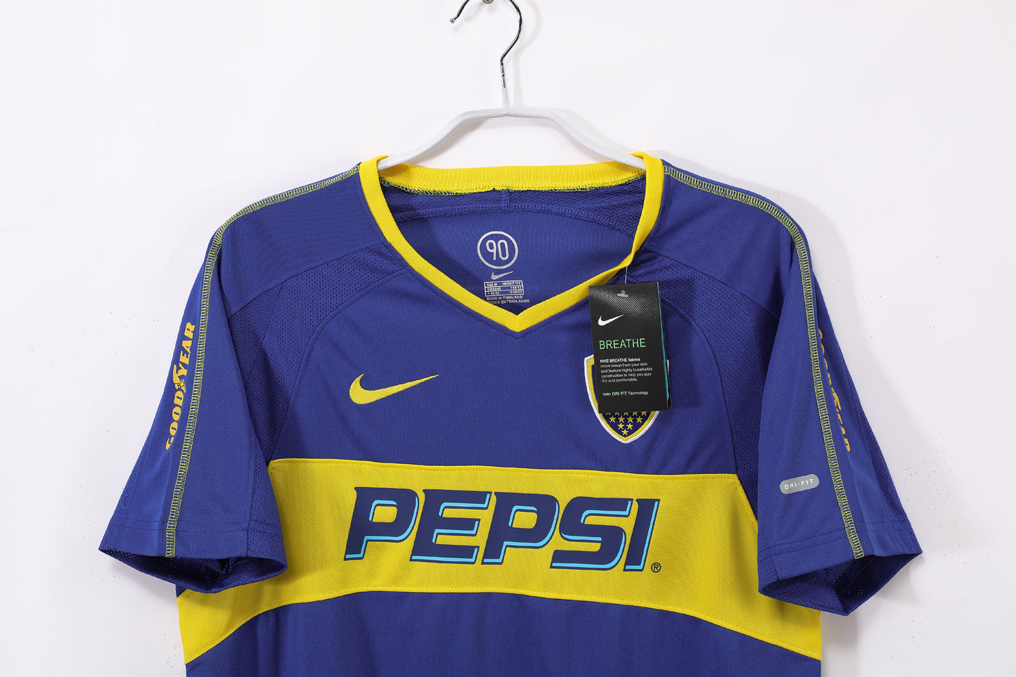 03-04 season Boca home retro jersey