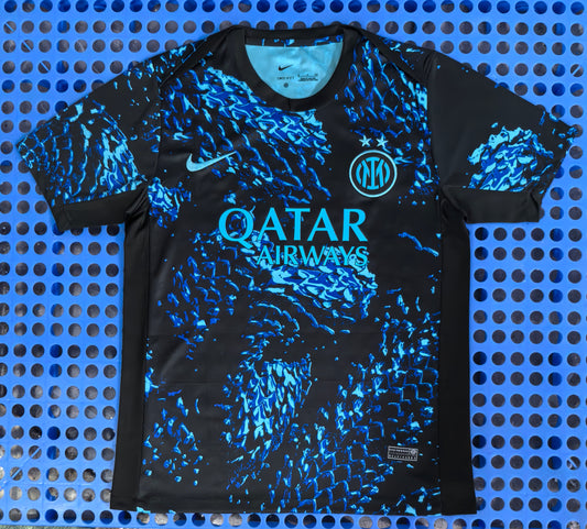 25-26 Inter Milan Blue and Black Special Edition Jersey
