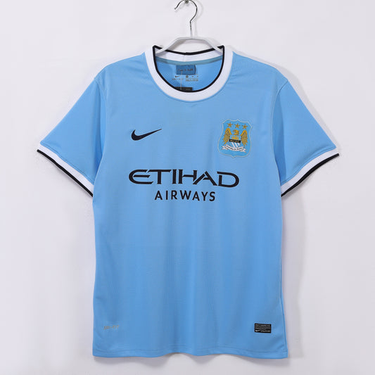 13-14 season Manchester City home retro jersey