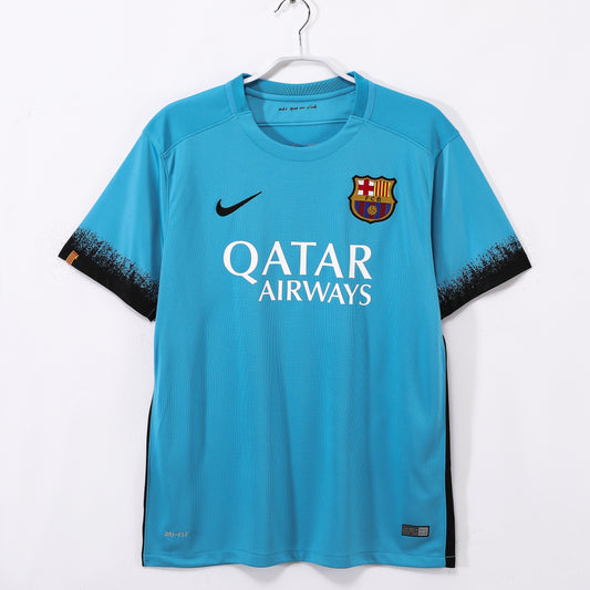 15-16 season Barcelona second away retro jersey