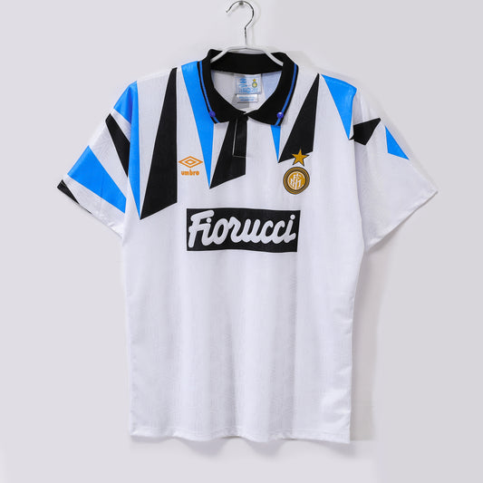 92-93 Inter Milan away white jersey