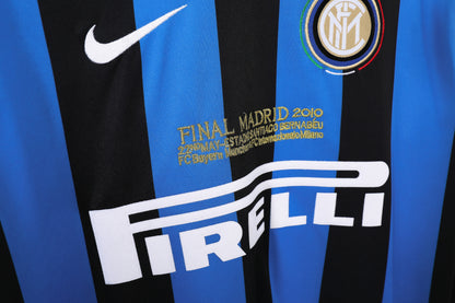 09-10 season Inter Milan home retro long-sleeved jersey