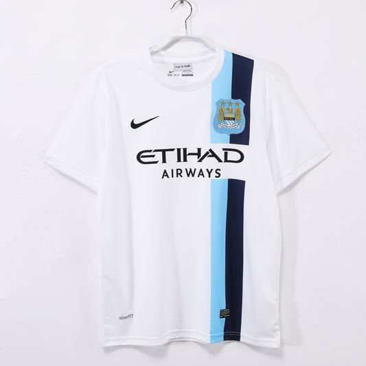 13-14 season Manchester City's second away white jersey