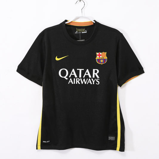 13-14 season Barcelona second away black retro jersey