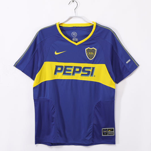 03-04 season Boca home retro jersey